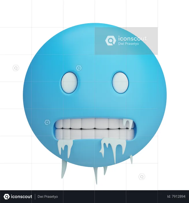 Freeze Emoji 3D Icon