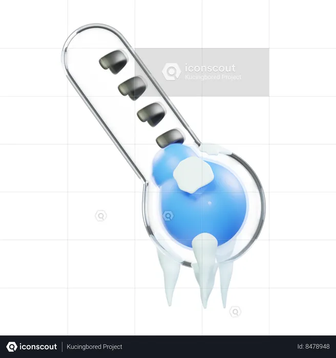 FREEZING THERMO  3D Icon