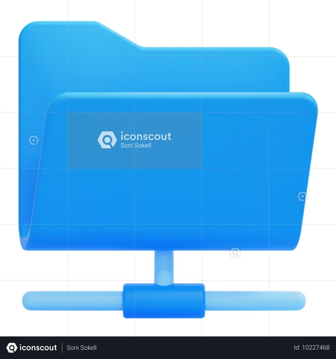 Freigegebenen Ordner  3D Icon