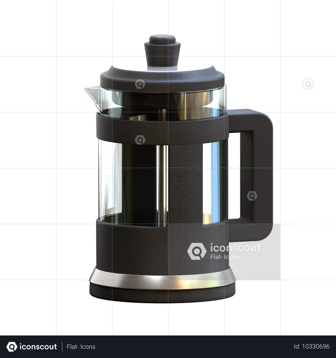 French Press  3D Icon