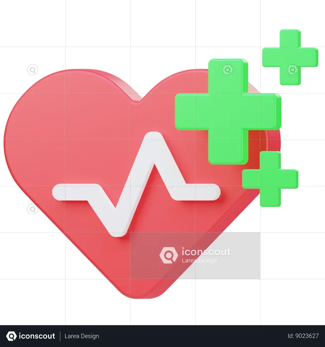 Rythme cardiaque  3D Icon