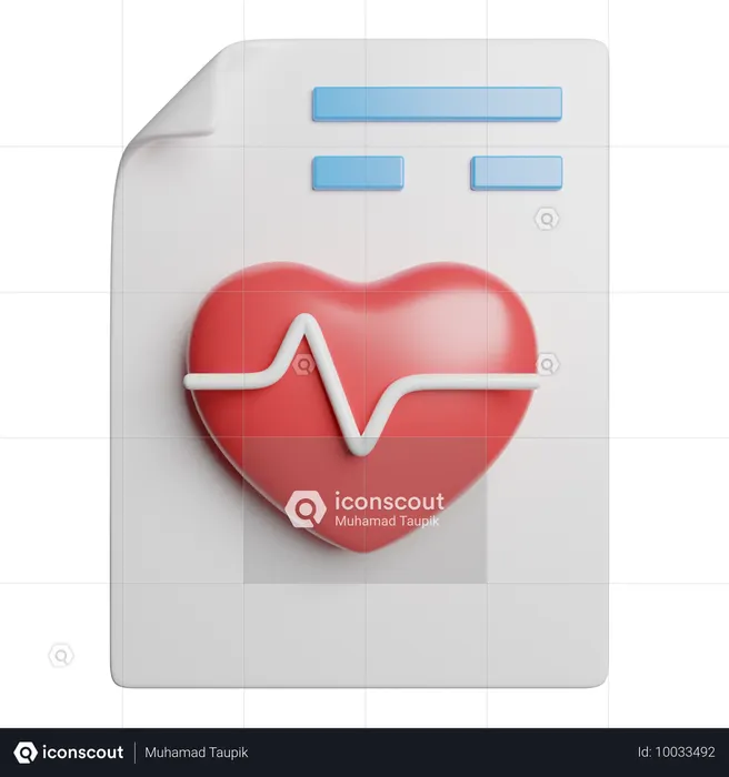 Rythme cardiaque  3D Icon