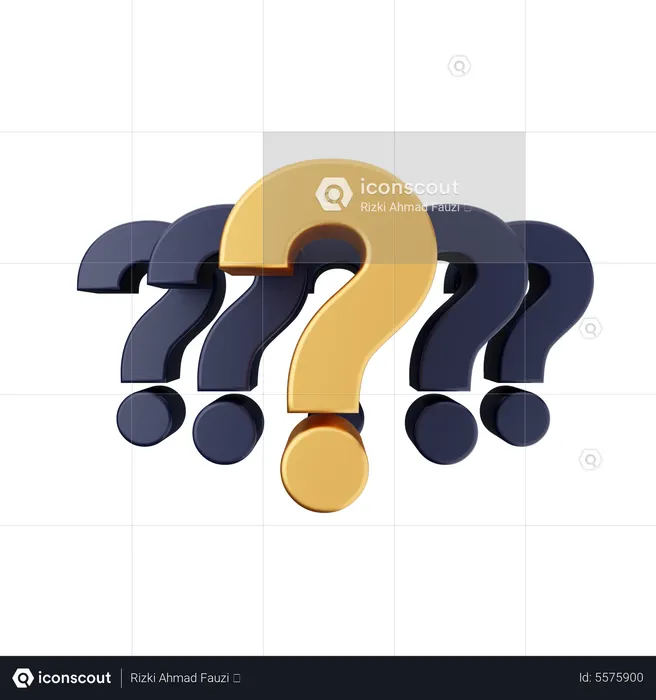 Frequently Asked Questions  3D Icon
