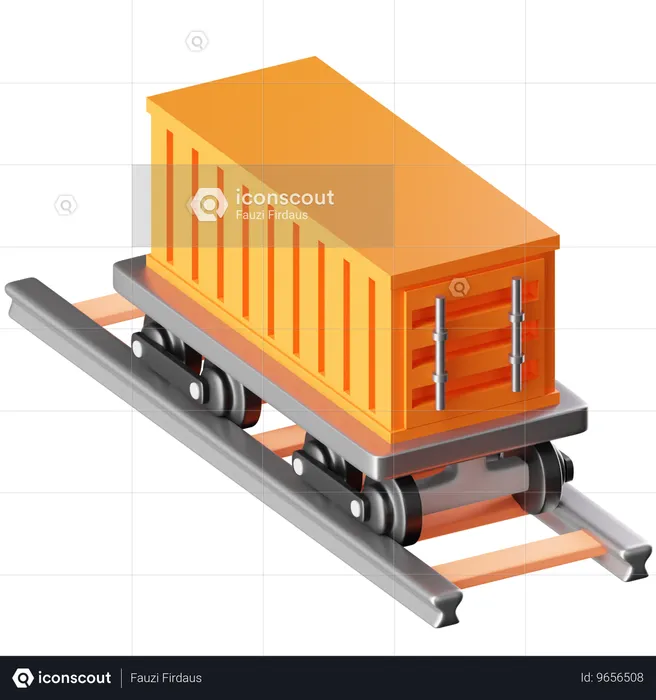 Fret ferroviaire  3D Icon