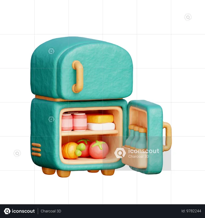 Fridge  3D Icon