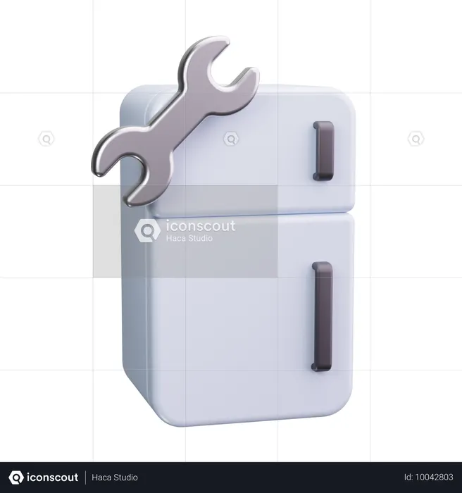 Fridge Repair  3D Icon