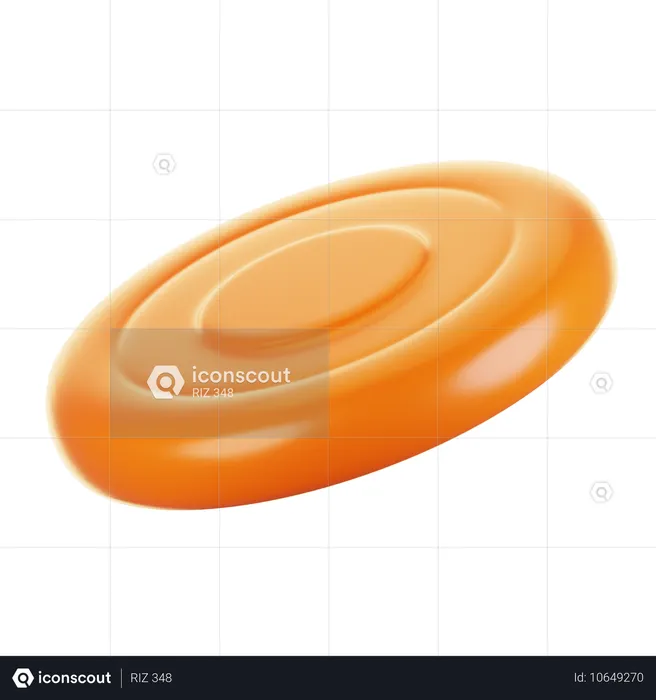 Frisbee  3D Icon