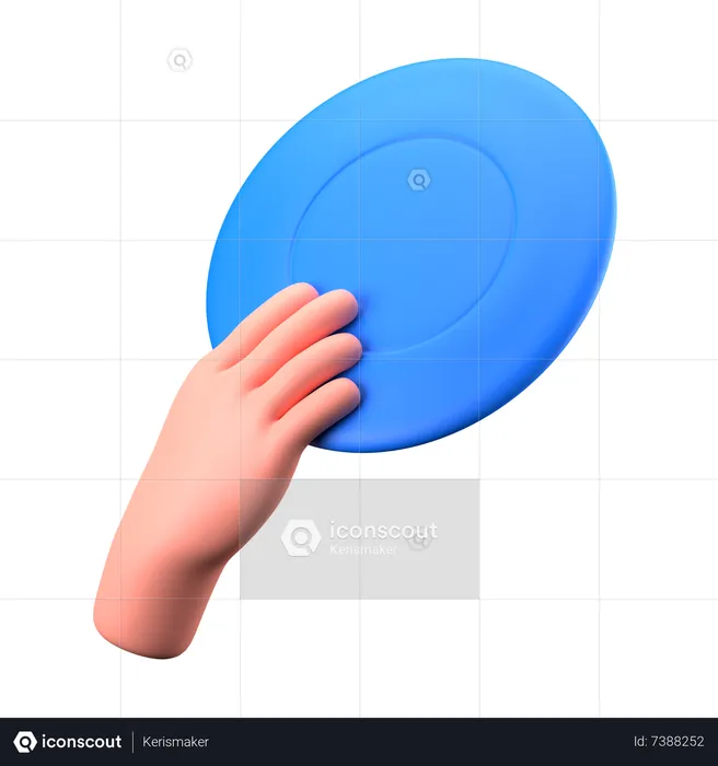 Frisbee  3D Icon