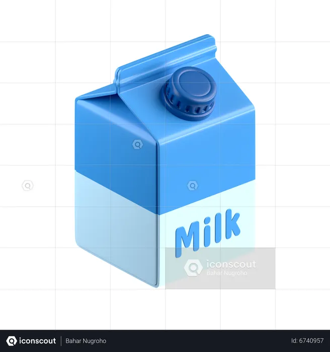 Frische Milch  3D Icon