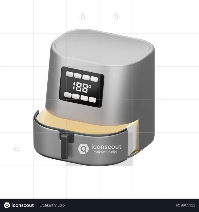 Friteuse à air  3D Icon