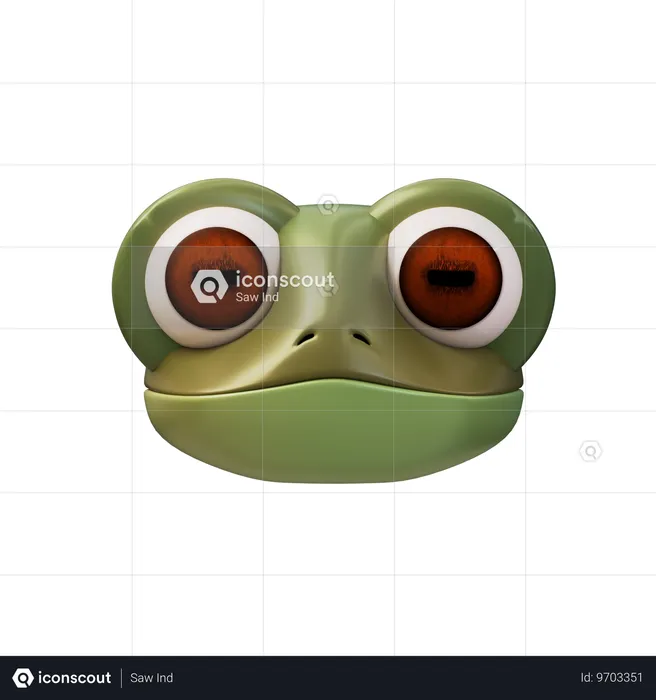 Frog  3D Icon