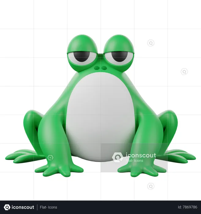Frog  3D Icon