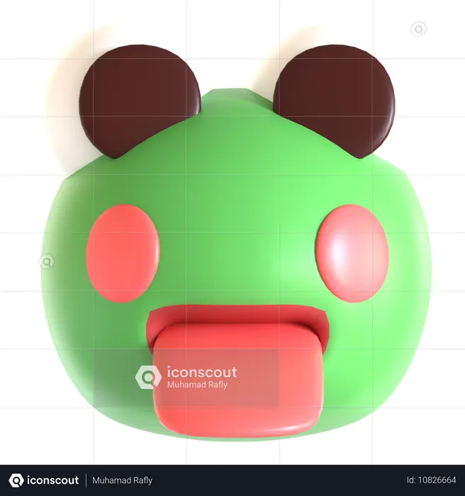 Frog  3D Icon