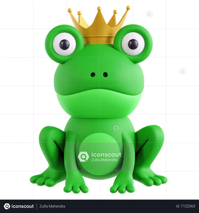 Frog Prince  3D Icon