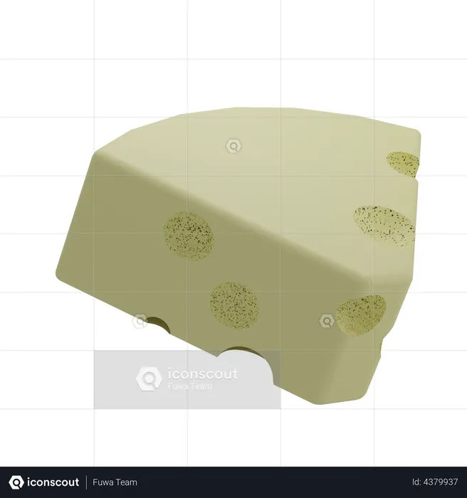 Fromage  3D Illustration