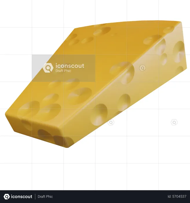 Fromage  3D Icon