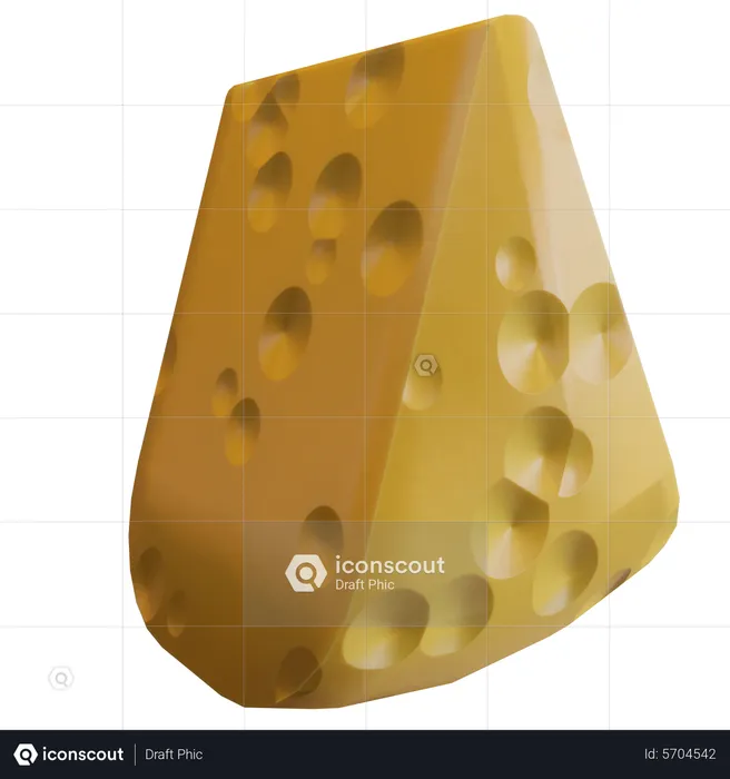 Fromage  3D Icon