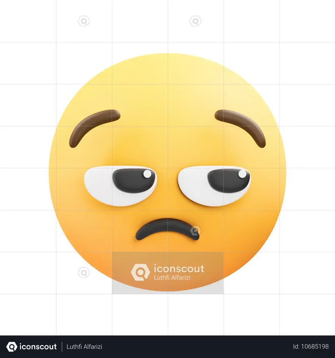 Emoji froncé Emoji 3D Icon