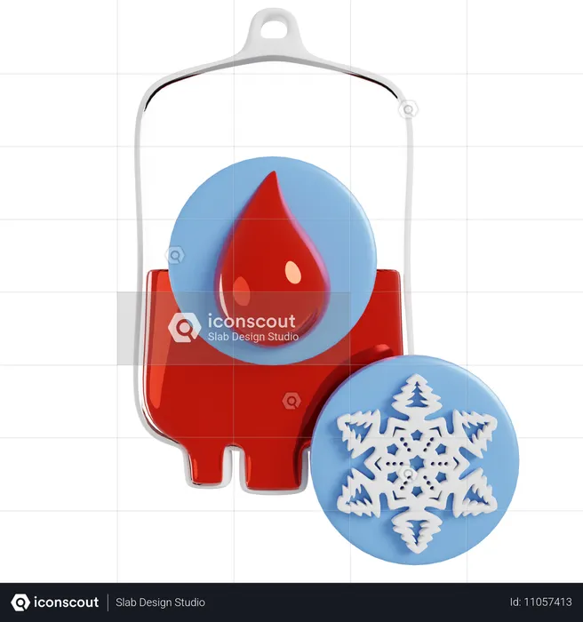 Frozen Blood  3D Icon