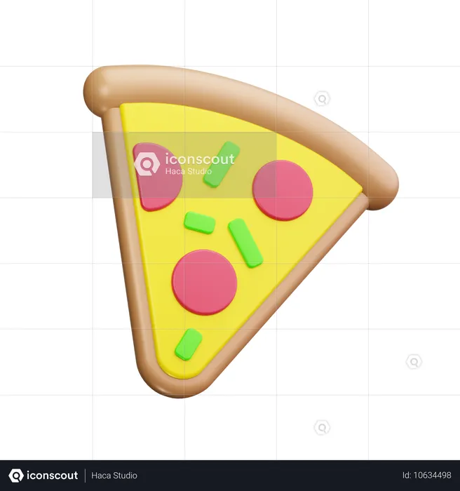 Frühstückspizza  3D Icon