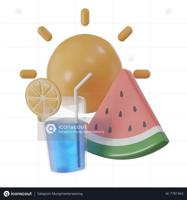 Fruit Juice  3D Icon