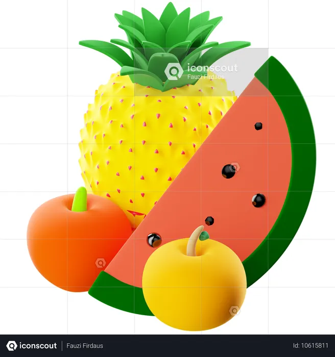 Fruits  3D Icon