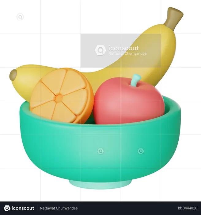 Fruits sains  3D Icon