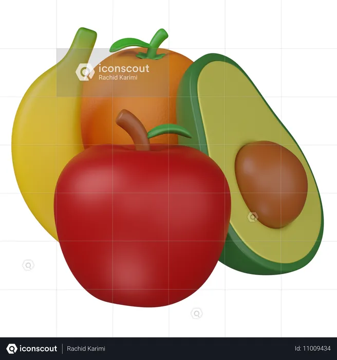 Frutas  3D Icon