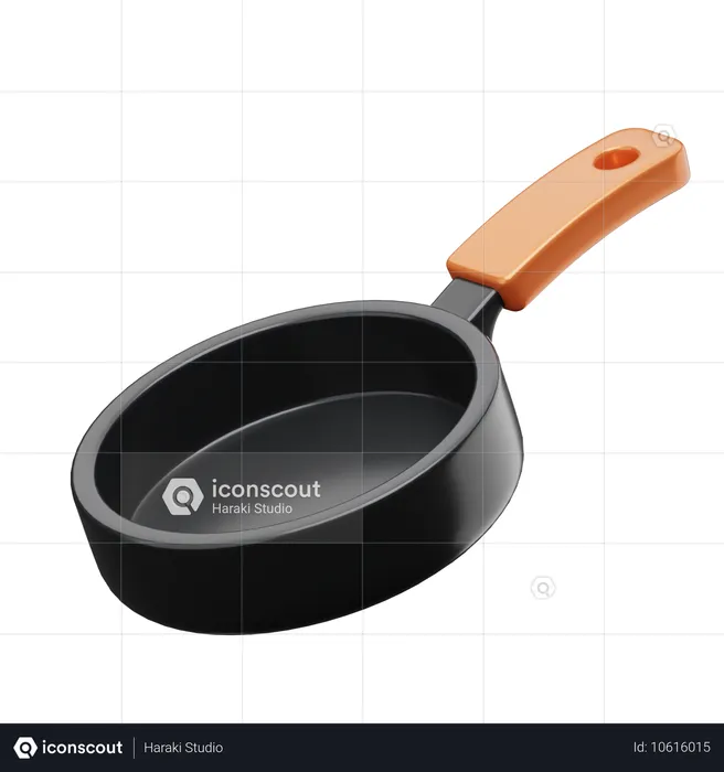 Frying pan  3D Icon