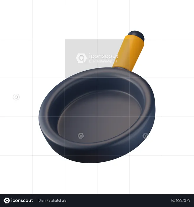 Frying Pan  3D Icon