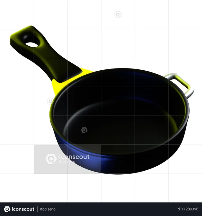 Frying Pan  3D Icon