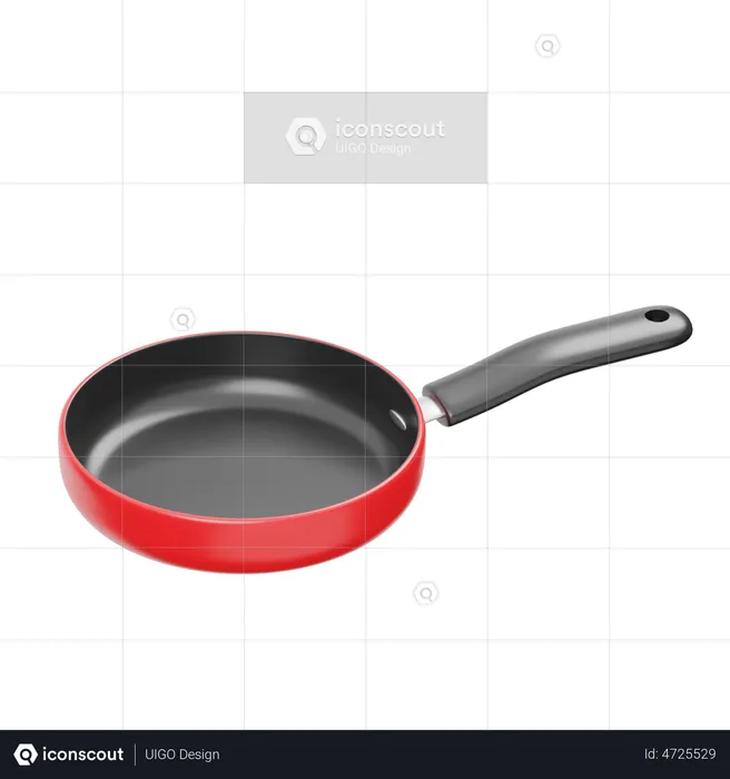 Frying Pan  3D Illustration