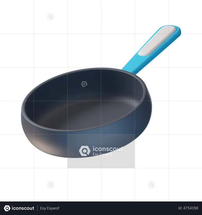 Frying Pan  3D Illustration
