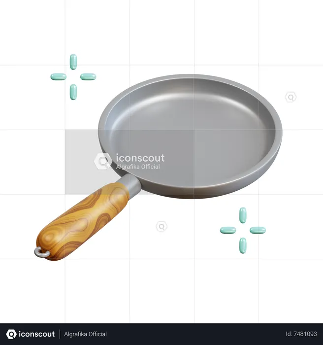 Frying Pan  3D Icon