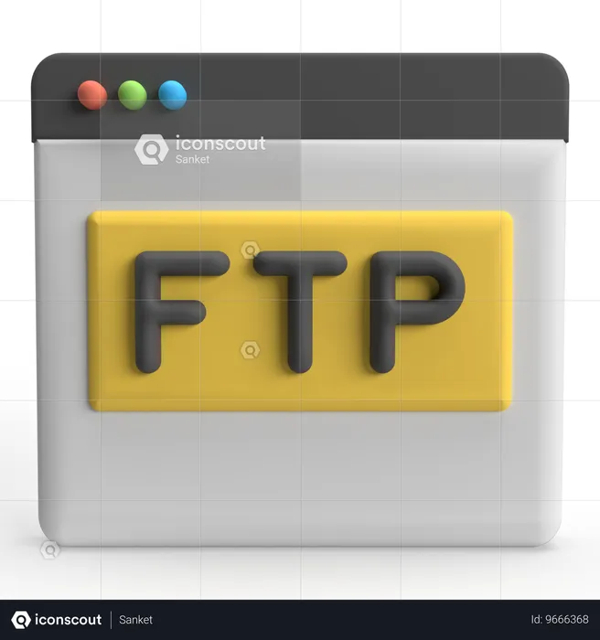 Ftp  3D Icon