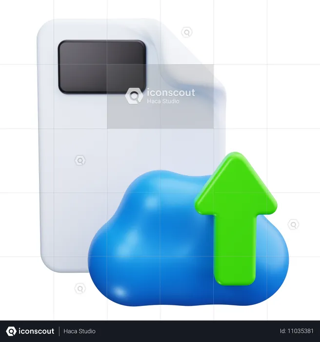 FTP バックアップ  3D Icon