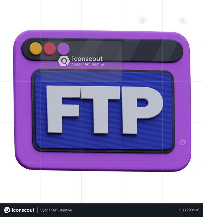 Site FTP  3D Icon