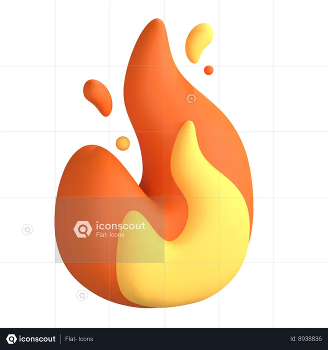 Fuego  3D Icon