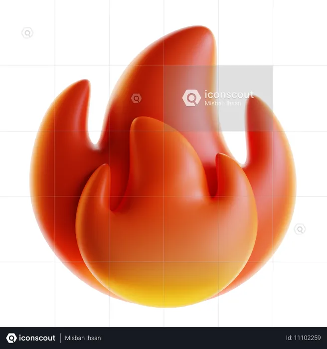 Fuego  3D Icon