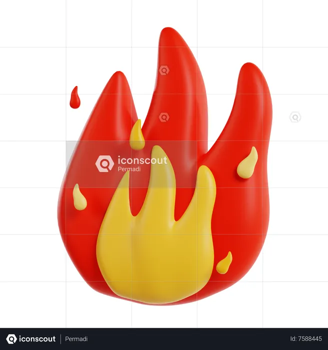 Fuego  3D Icon