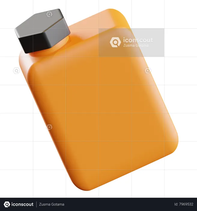Fuel Bottle  3D Icon