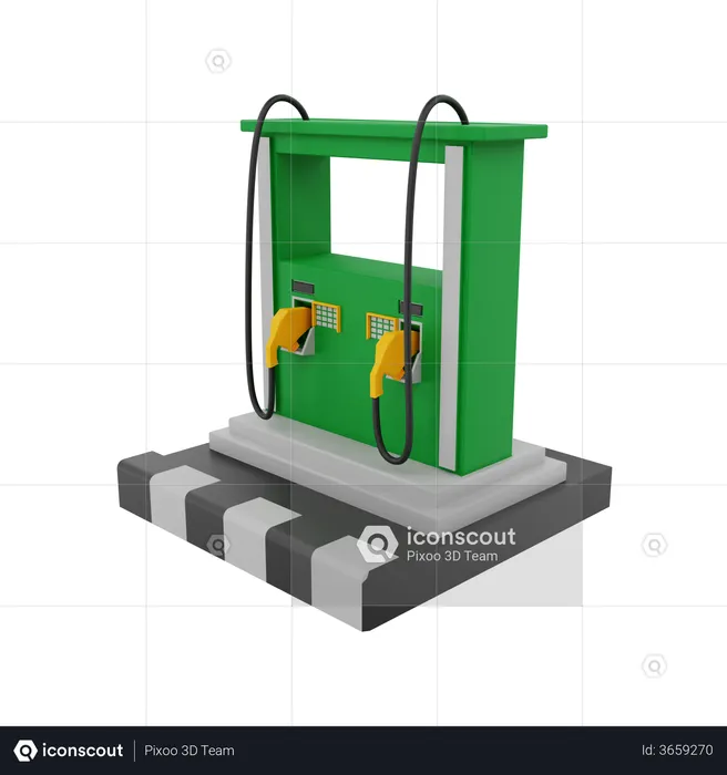 Fuel Pump  3D Illustration