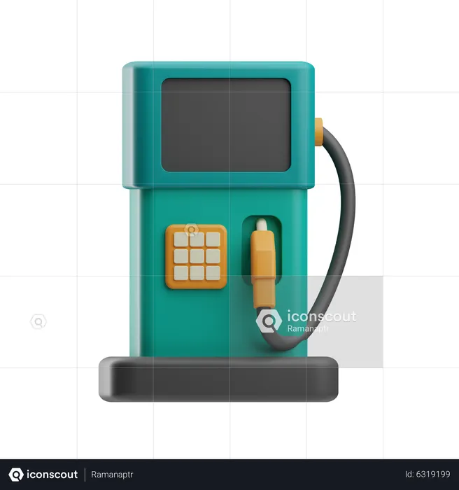 Fuel Pump  3D Icon