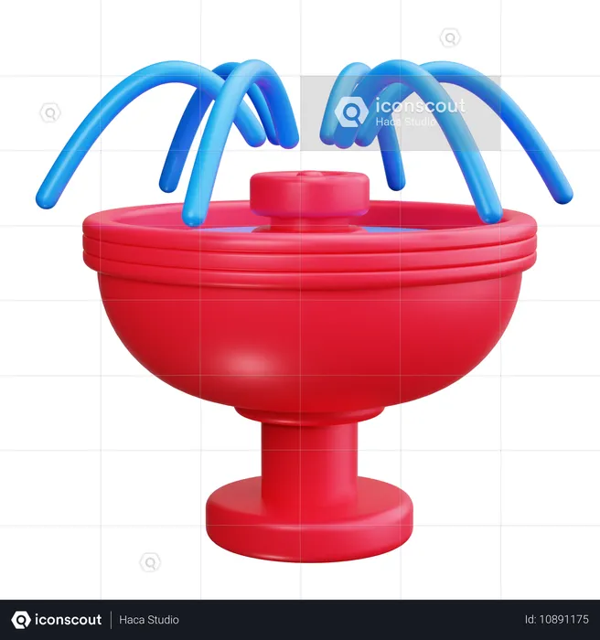 Fuente de agua  3D Icon