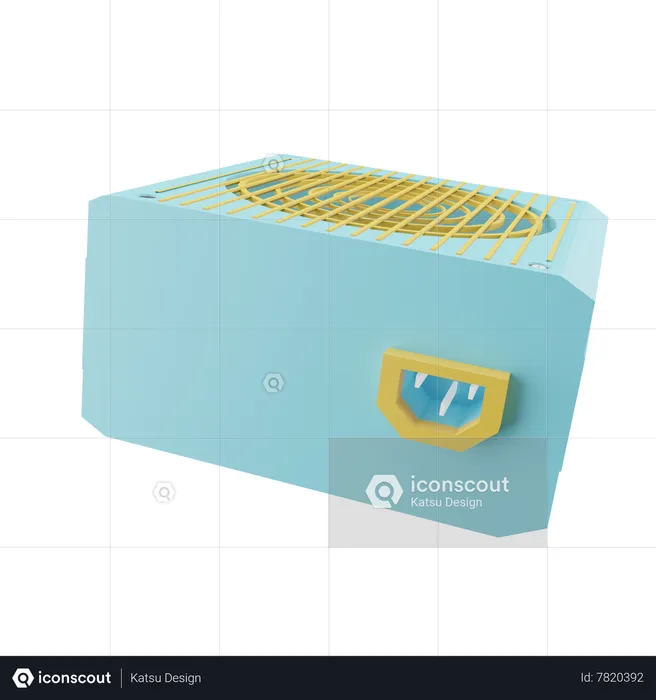 Fuente de alimentación de la CPU  3D Icon