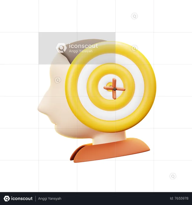 Führungsziel  3D Icon