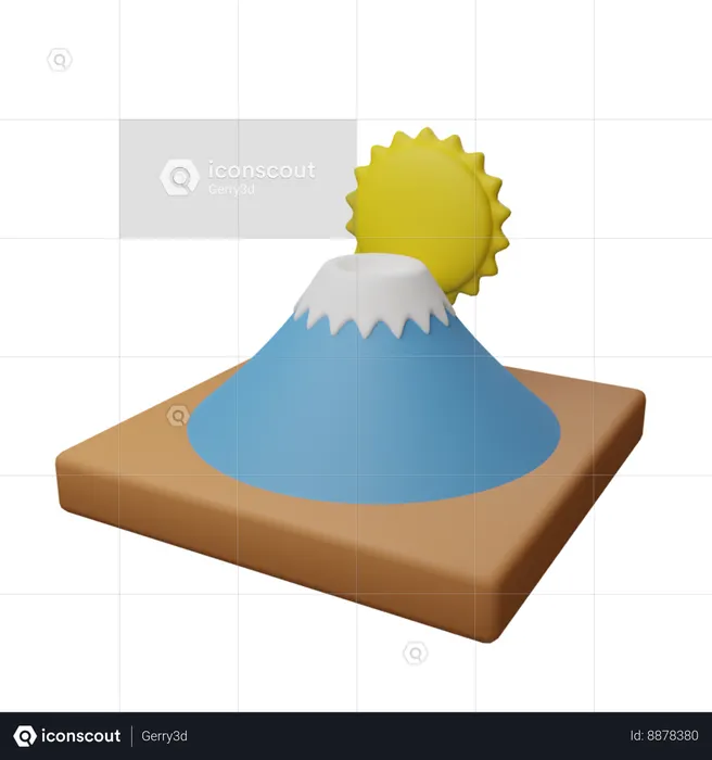 Fuji  3D Icon