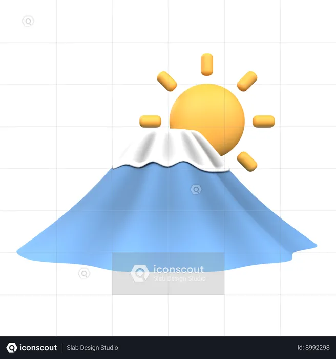 Fuji Mountain  3D Icon