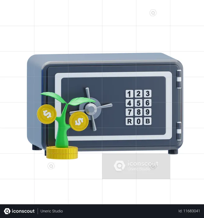 Fundo de investimento  3D Icon