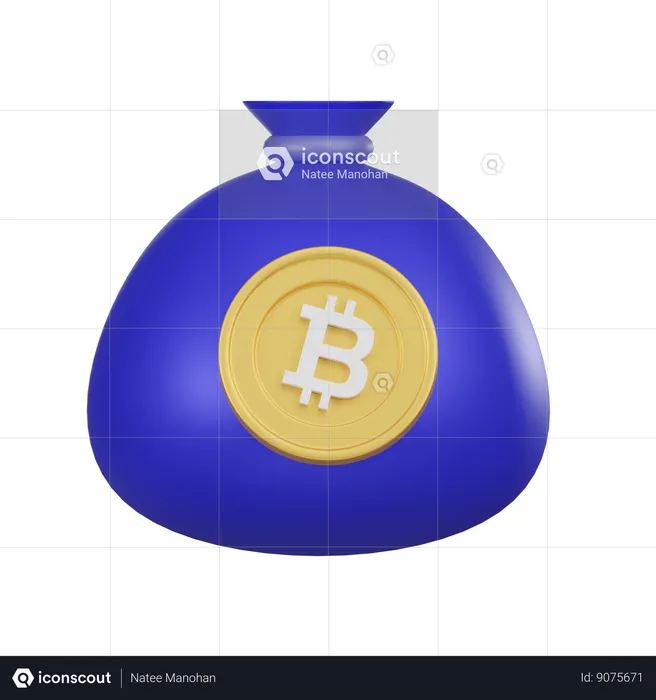 Fundo de investimento em criptografia  3D Icon